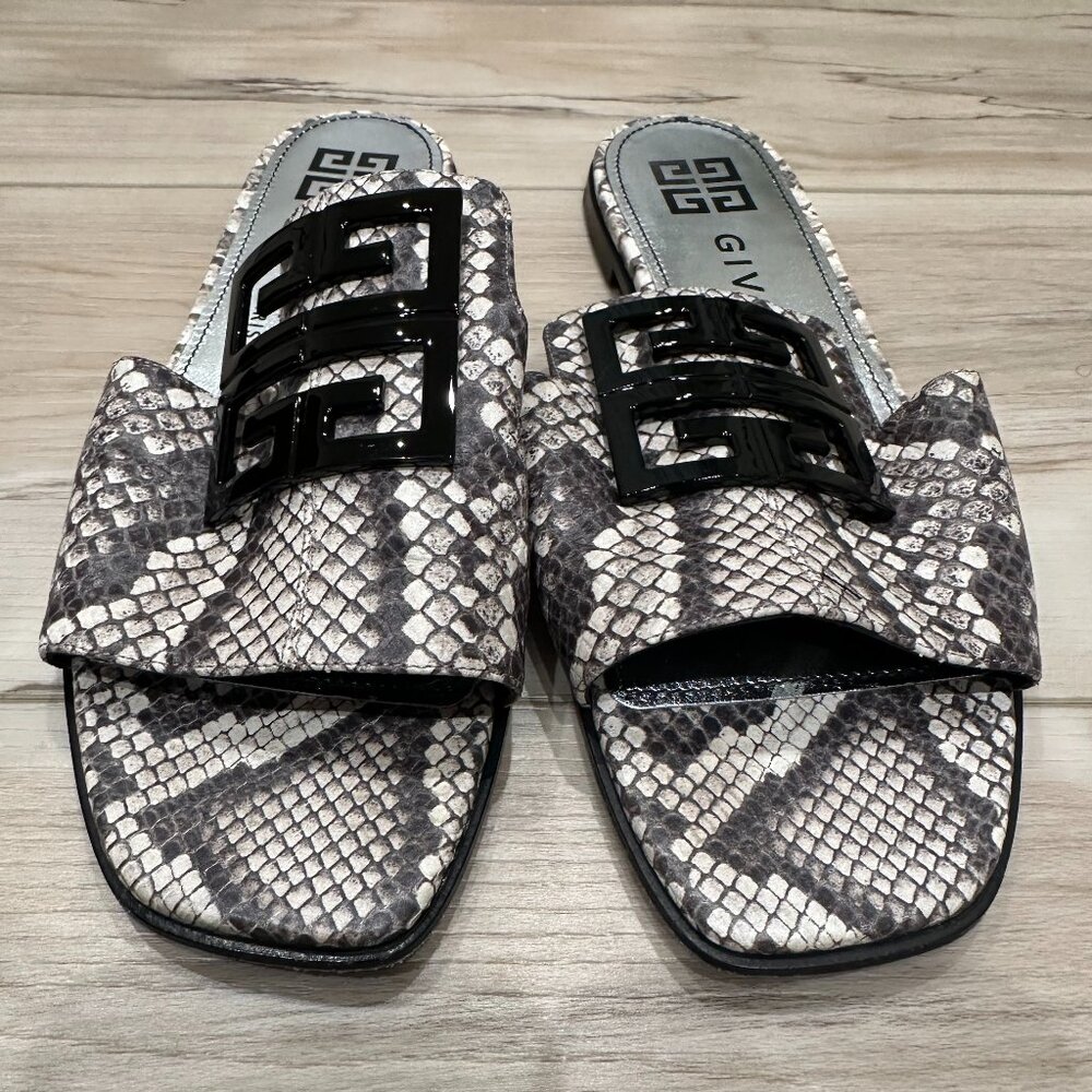 Givenchy 4g Python Flat Sandals - image 6